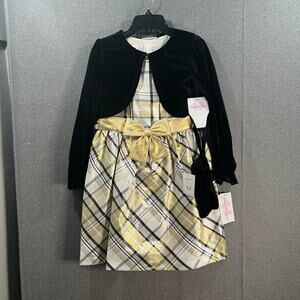 Bonnie Jean Little & Big Girls Sleeveless 2-pc. Dress Set Size 12
